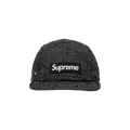 Supreme Lasered Denim Cap 'Black'