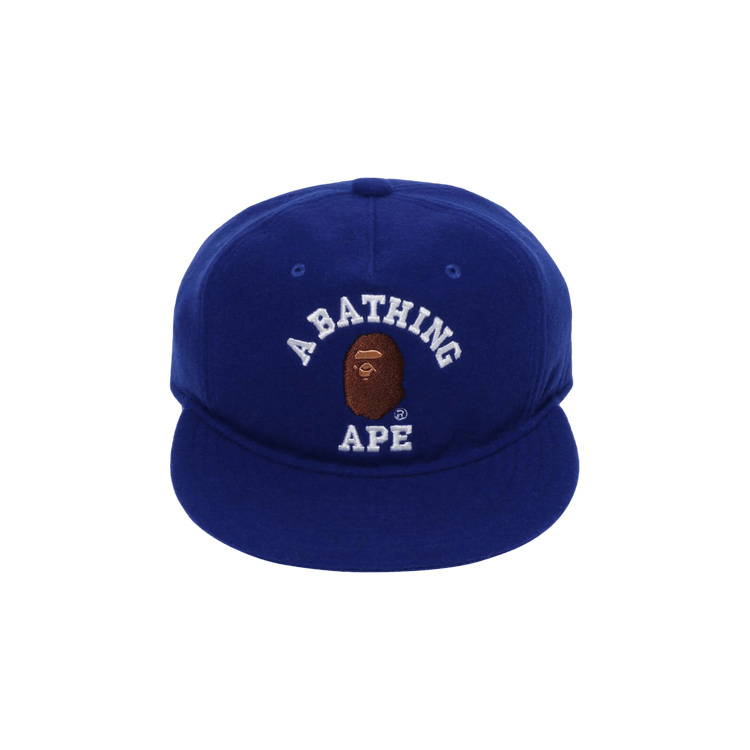 BAPE College Wool Cap 'Blue'