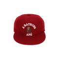 BAPE College Wool Cap 'Red'