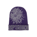 Sp5der Rhinestone Beanie 'Purple'