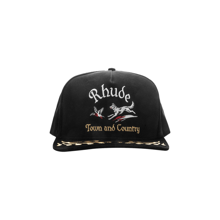 Rhude Wine Country Souvenir Hat 'Black'