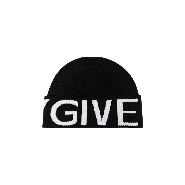 Givenchy Jacquard Logo Beanie 'Black/White'