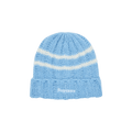 Supreme Brushed Stripe Beanie 'Light Blue'
