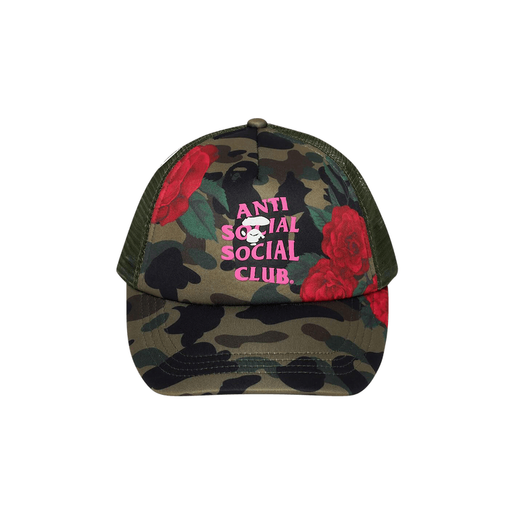 BAPE x Anti Social Social Club Mesh Cap 'Green'