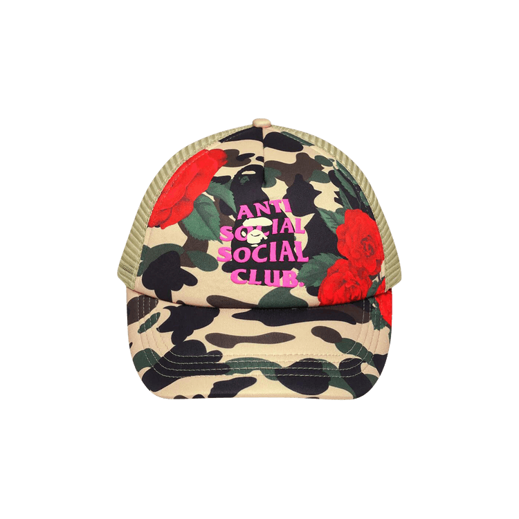 BAPE x Anti Social Social Club Mesh Cap 'Yellow'