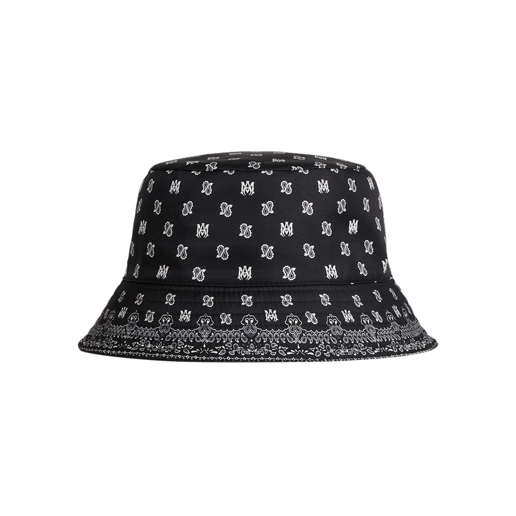 Amiri MA Paisley Bucket Hat 'Black'