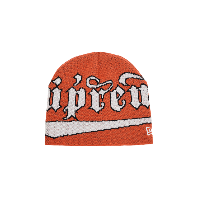 Supreme New Era Accent Beanie 'Orange'