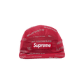 Supreme Reflective Jacquard Camp Cap 'Red'