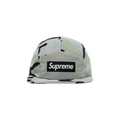 Supreme Reflective Jacquard Camp Cap 'Arctic Woodland Camo'