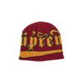 Supreme New Era Accent Beanie 'Cardinal'