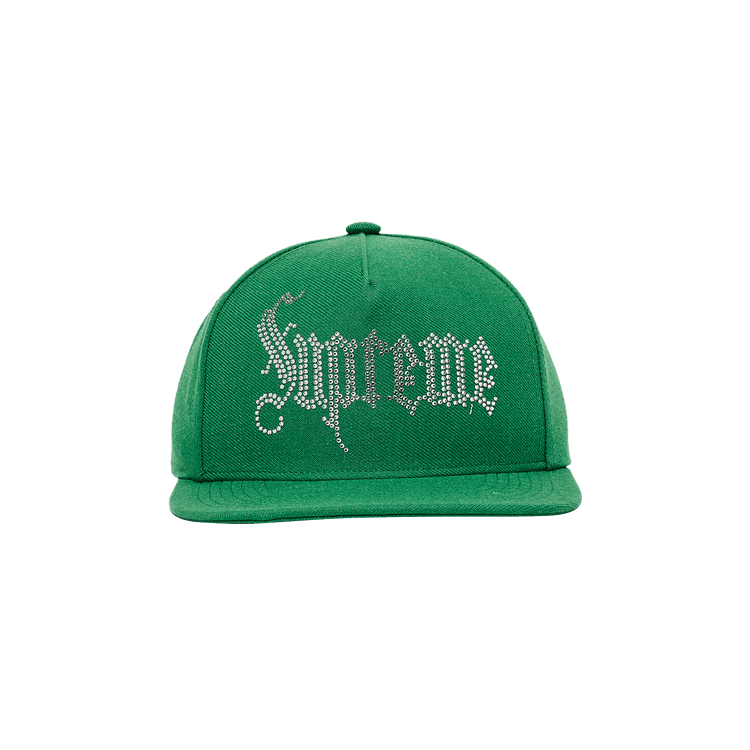 Supreme Rhinestone 5-Panel 'Green'