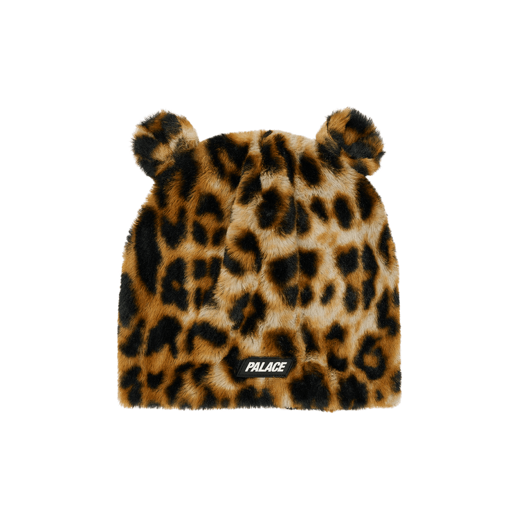 Palace Furry Ears Nein Cuff Beanie 'Leopard'