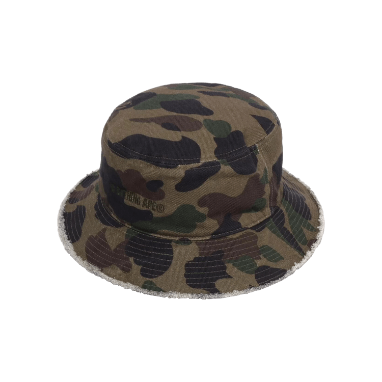 BAPE 1st Camo Buckle Hat 'Green'