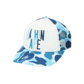 BAPE ABC Camo NYC Logo Mesh Cap 'Blue'