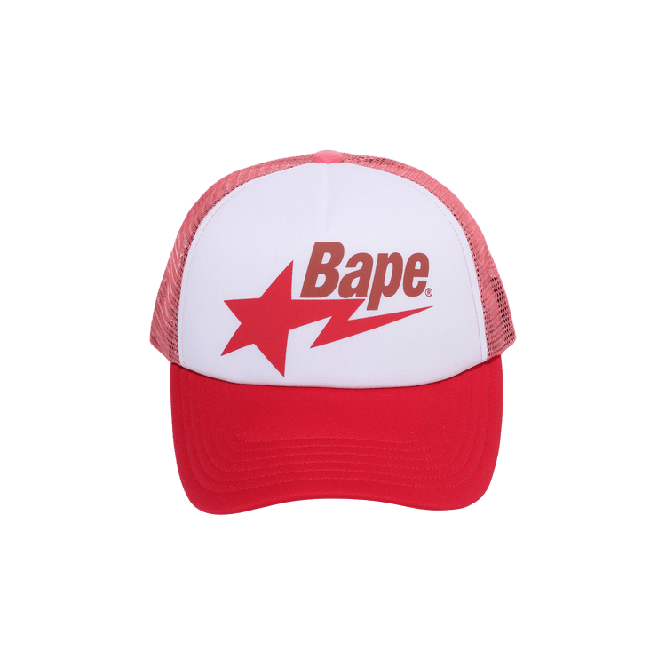 BAPE Sta Mesh Cap 'Red'