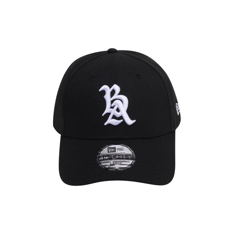 BAPE Baseball Logo New Era 49FORTY Cap 'Black'