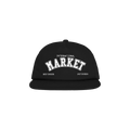 Market West East 5 Panel Hat 'Black'
