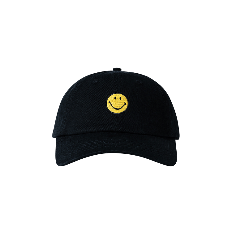 Market Smiley Badge 6 Panel Hat 'Black'