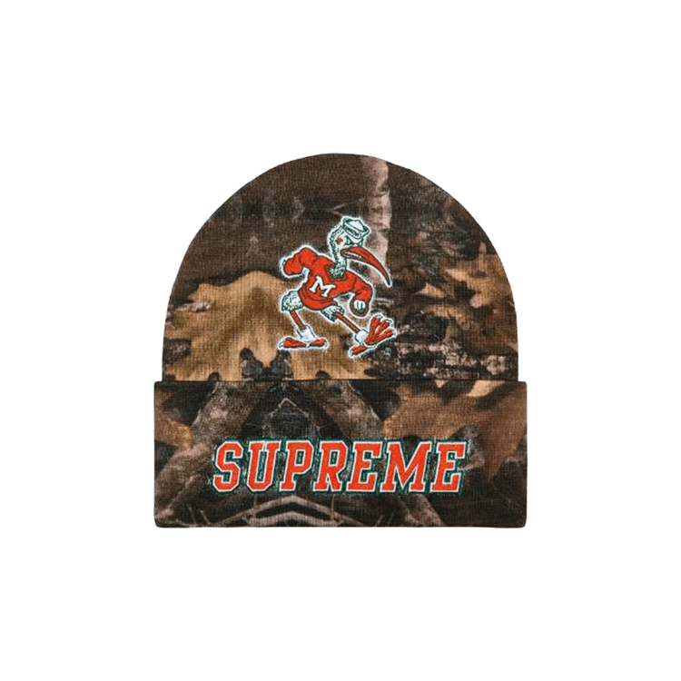 Supreme x Mitchell & Ness NCAA Beanie 'TrueTimber Kanati Camo'