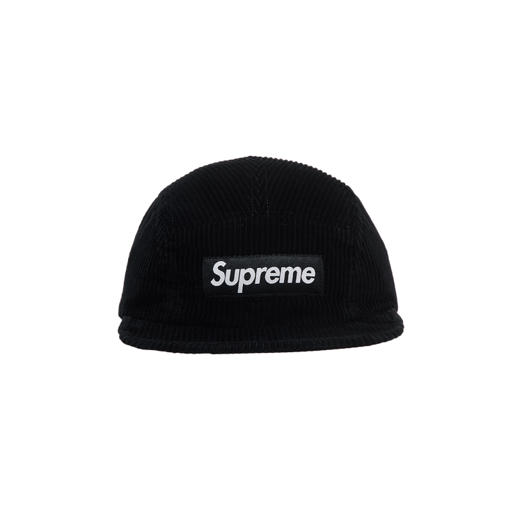 Supreme Corduroy Camp Cap 'Black'