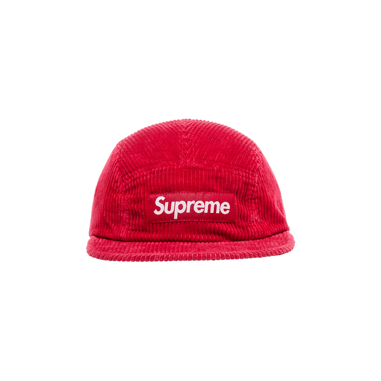 Supreme Corduroy Camp Cap 'Red'