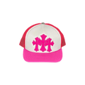 Chrome Hearts Cemetery Trucker Hat 'Neon Pink'