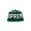 Supreme Alpha Omega Pillbox Hat 'Dark Green'