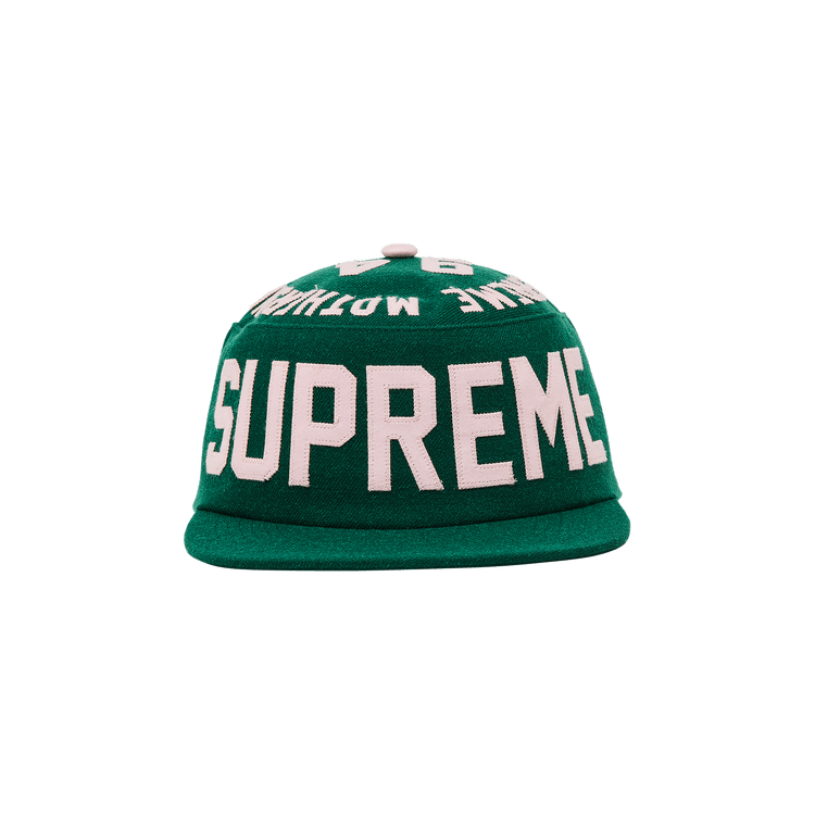 Supreme Alpha Omega Pillbox Hat 'Dark Green'