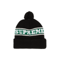 Supreme Big Stripe Beanie 'Black'