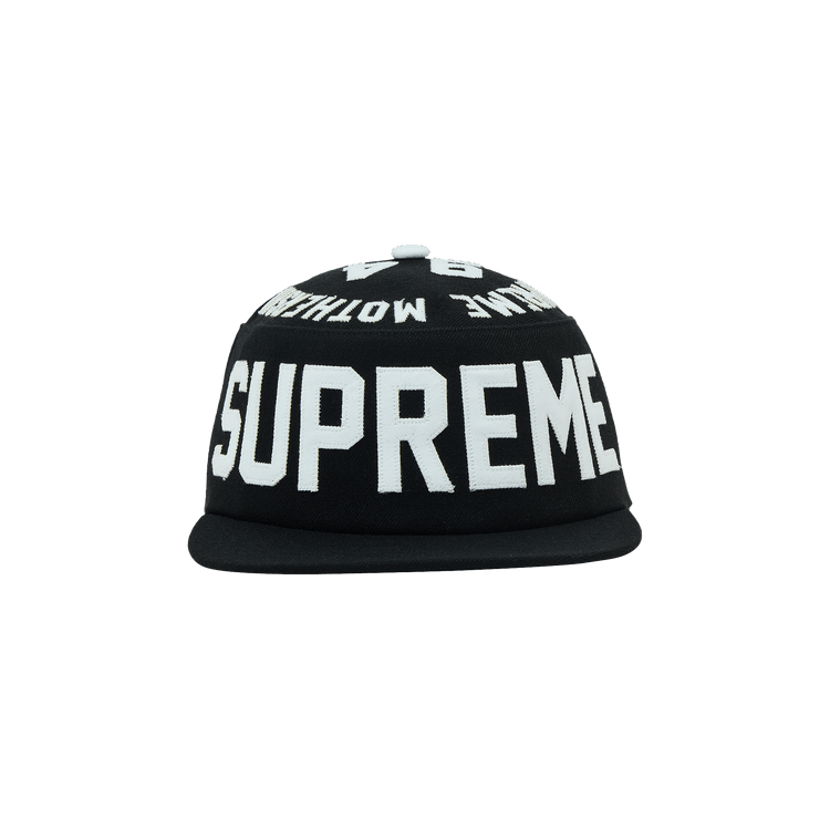 Supreme Alpha Omega Pillbox Hat 'Black'