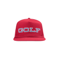 GOLF WANG State 5 Panel Hat 'Dark Red'
