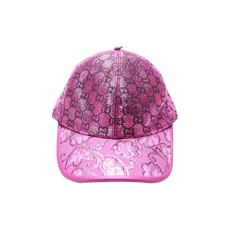 Gucci Monogram Jacquard Baseball Cap 'Purple'