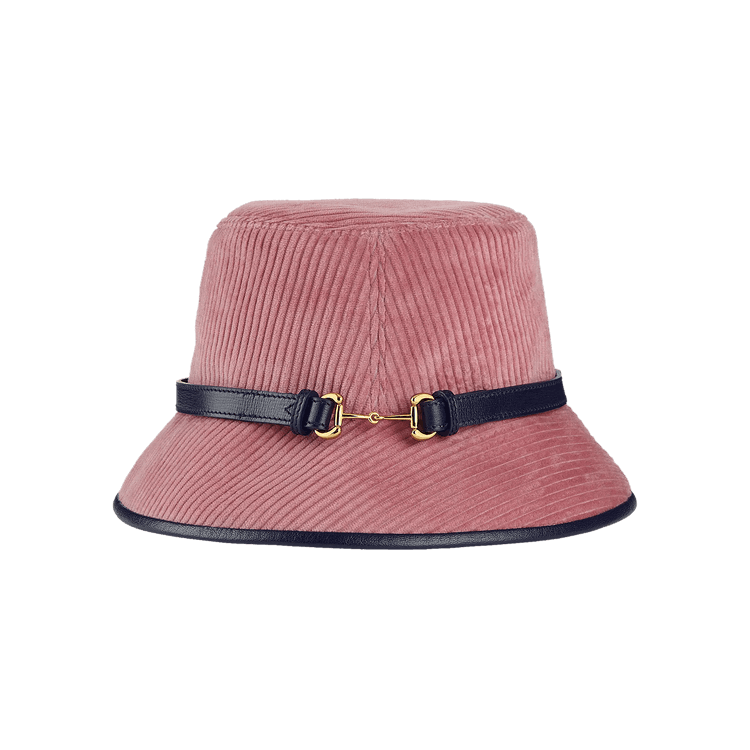 Gucci Corduroy Velvet Bucket Hat 'Red'