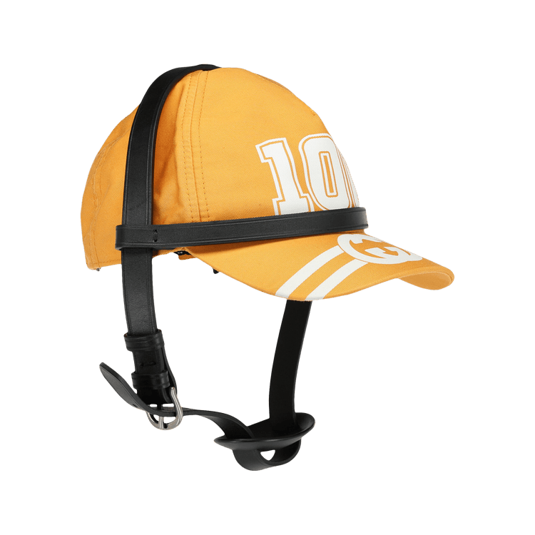 Gucci 100 Baseball Hat With Harness 'Yellow'