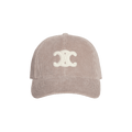 CELINE Triomphe Baseball Cap 'Light Grey'