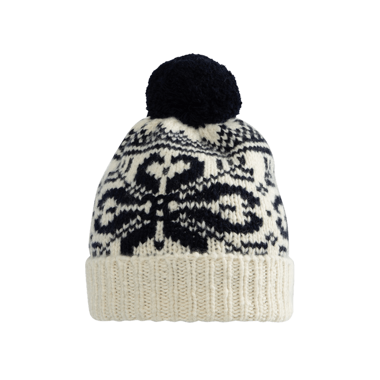 CELINE Bonnet 'Off White/Navy'