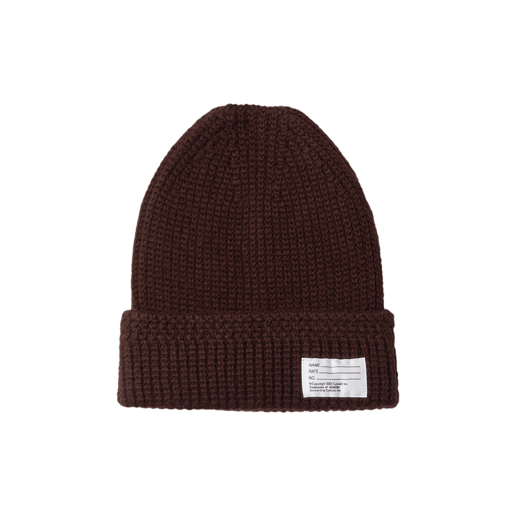 Visvim Cashmere Knit Beanie 'Dark Brown'