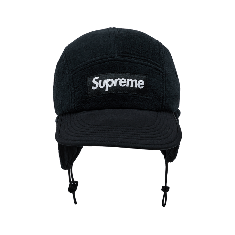 Supreme Polartec Earflap Camp Cap 'Black'