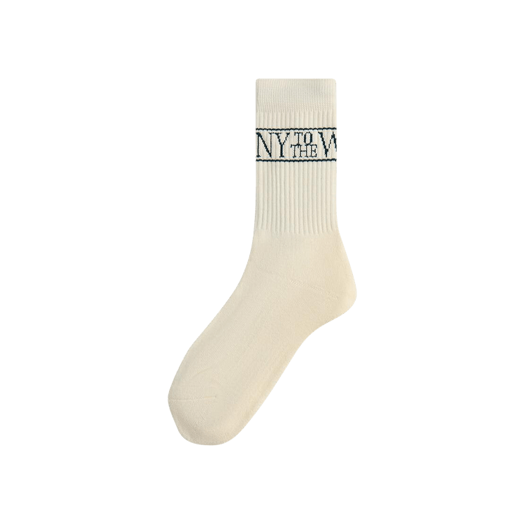 Kith NY to the World Crew Socks 'White'