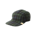 Visvim Buffalo Check Camp Cap 'Green'