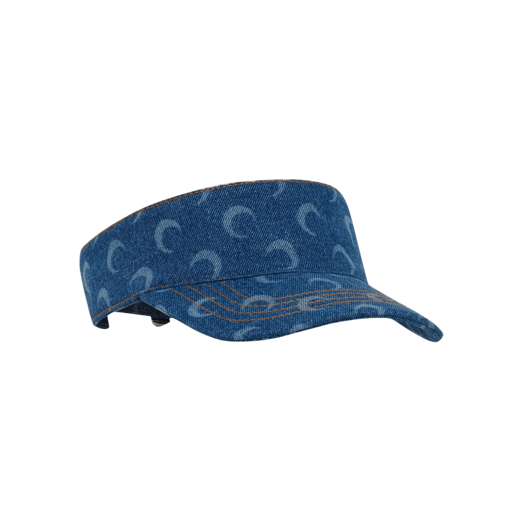Marine Serre Moon Laser Denim Visor 'Light Blue'