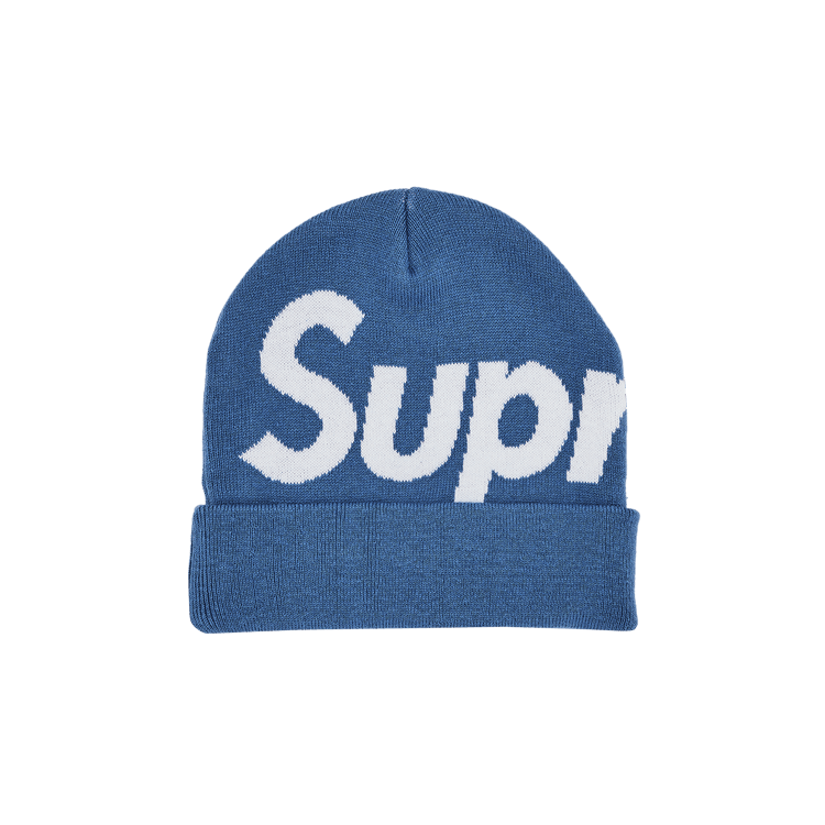 Supreme Big Logo Beanie 'Slate'