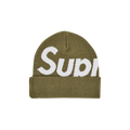 Supreme Big Logo Beanie 'Light Olive'
