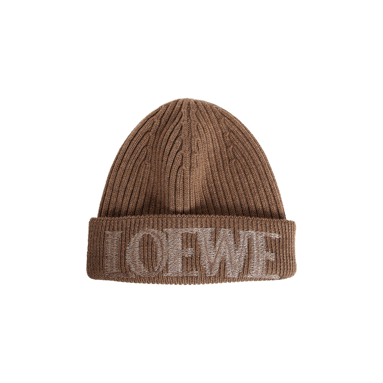 Loewe Wool Beanie 'Light Brown'
