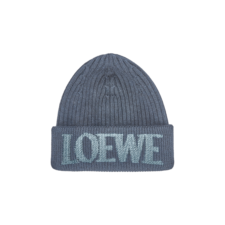 Loewe Wool Beanie 'Grey Blue'
