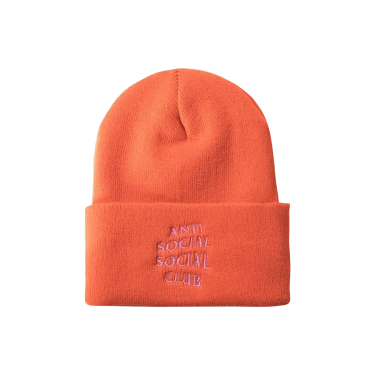 Anti Social Social Club Mr. Bean Knit Cap 'Orange'