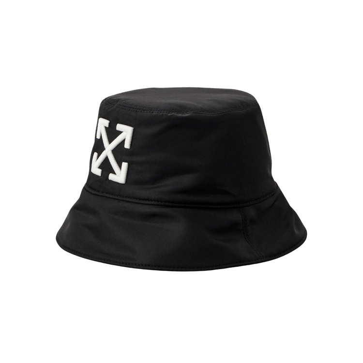 Off-White Arrow Embroidered Bucket Hat 'Black/White'