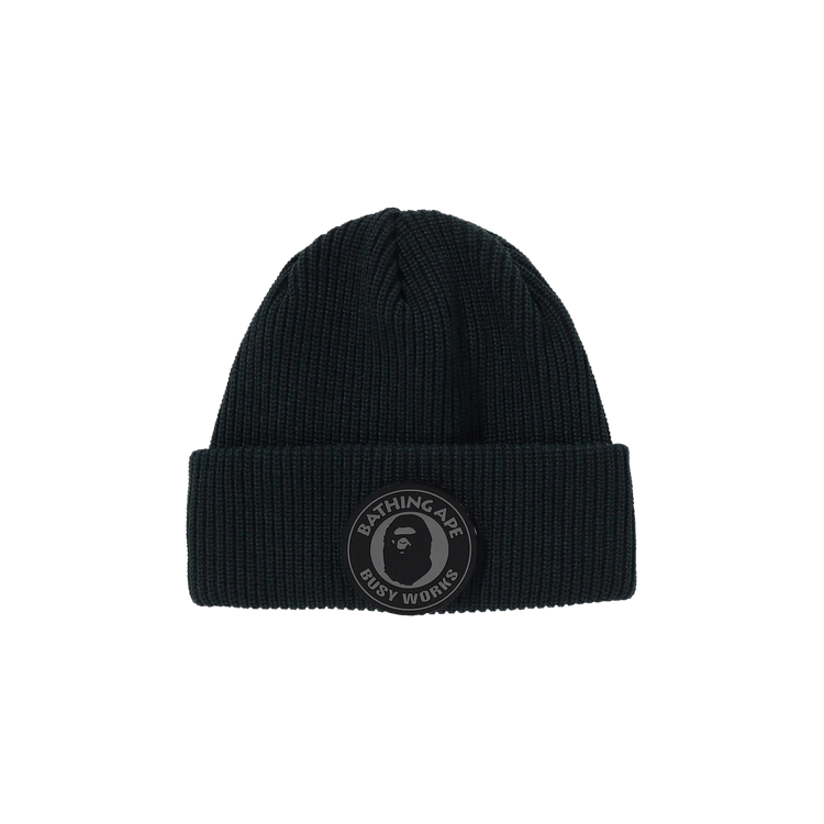BAPE Busy Work Knit Cap 'Olive Drab'