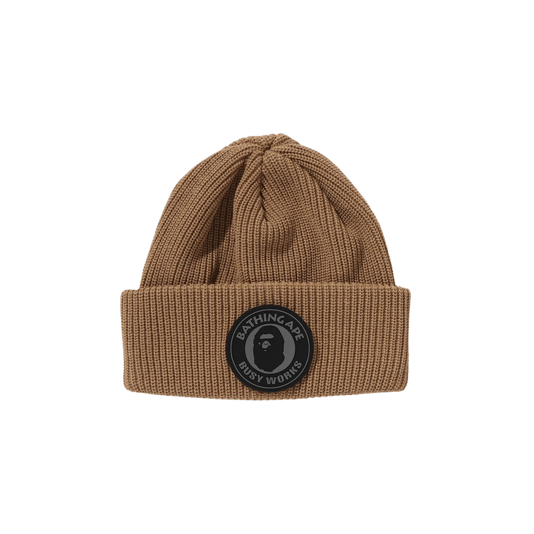 BAPE Busy Work Knit Cap 'Beige'