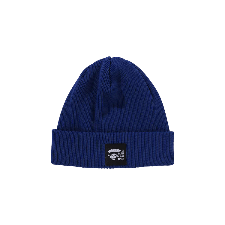 BAPE Logo Knit Cap 'Blue'